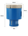 Dry Diamond Drilling Core Ceramic Tile Hole Saw Cutter Granite Marble Drill Bits Tiles Crowns with M14 Thread Opener