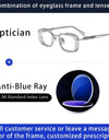 eyeglass frames titan Prescription men reading glasses women Myopia Computer blue light prevention discoloration