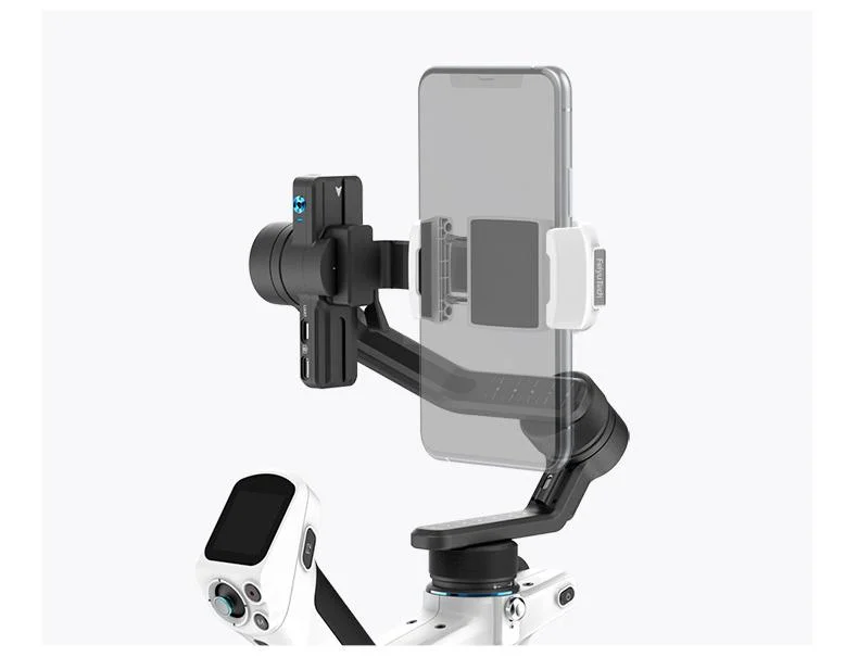 Mini 2 Handheld Gimbal 3-Axis Mirrorless & Action Camera Smartphone with AI tracker Magnetic Fill, 1.2kg Payload