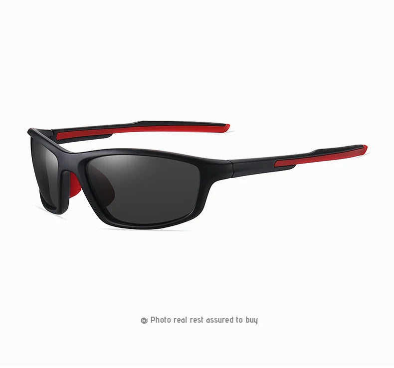 TR90 Polarized Outdoor Sports Sunglasses UV400 Mirror Anti-Glare Driving Glasses for Men Women