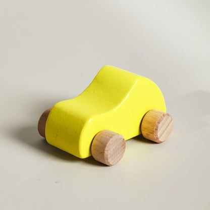 Wooden Car Toy For Babies Montessori Wooden Trolley Baby Finger Fine Educational Toys Baby Room Decoration Gifts For Newborns