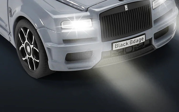 1/32 Rolls Royce Cullinan RV Car Model Alloy Diecast Off-road Vehicle Toy With Sound and Light Camping Car Model  For Boys Gifts
