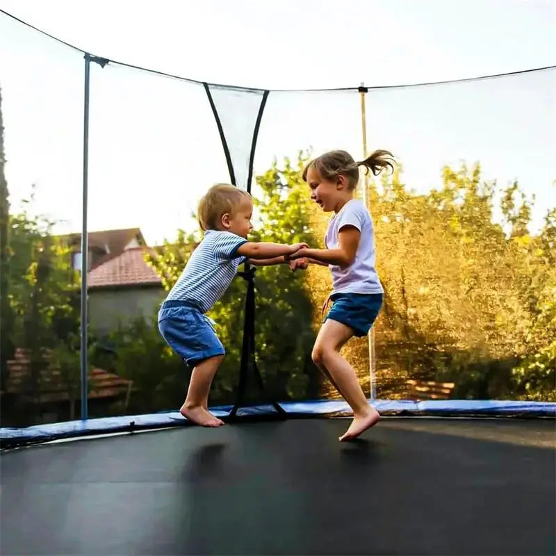 Replacement Trampoline Mat High-Elastic PP Weather-Resistant Mat Safely Jumping Pad Fits 8FT/10FT Round Trampolines Frame