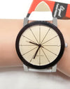 Couple Watches Korean Style Watch Ladies And Men Clock Casual Quartz Leather Band Wristwatches