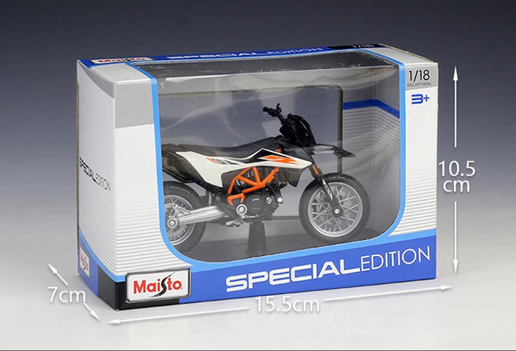 1 18 Scale KTM 690 SMC R Diecast Motorcycle Model