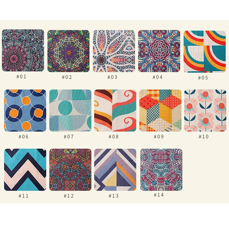 1/2/3/5M ethnic style linen canvas fabric for home textile DIY handmade sewing accessories sofa tablecloth by the meter