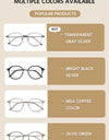 Ultra-light Fashion Flexible TR90 Eyewear Men Retro Round Decorative Optical Prescription Eyeglasses Frame