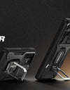 for Samsung Galaxy S23 Ultra S24 Case with Kickstand Slide Camera Cover Screen Protector Military Grade Shockproof 6.8"