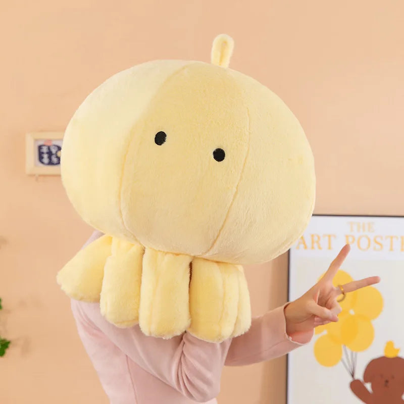 Kawaii Jellyfish Stuffed Doll Plush Toy Kids Anime Lovers Cute Birthday Gift for Boys Girls Best Friend Present Home Decor
