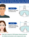 Underwater Snorkeling Half face Face  Swimming Mask Set Scuba Diving Respirator Masks Anti Fog Safe Breathing for Adult