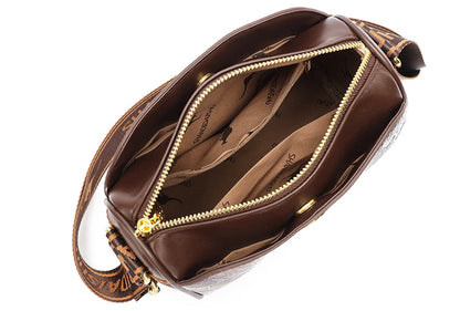 Handbags Vintage Soft Leather Tote Bags Multi Pocket Shoulder Messenger Bags High quality Shoulder Bag