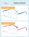Ultra light new TR90 children's glasses frame, suitable for myopia and farsightedness, with high-quality lenses