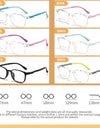Ultra light new TR90 children's glasses frame, suitable for myopia and farsightedness, with high-quality lenses