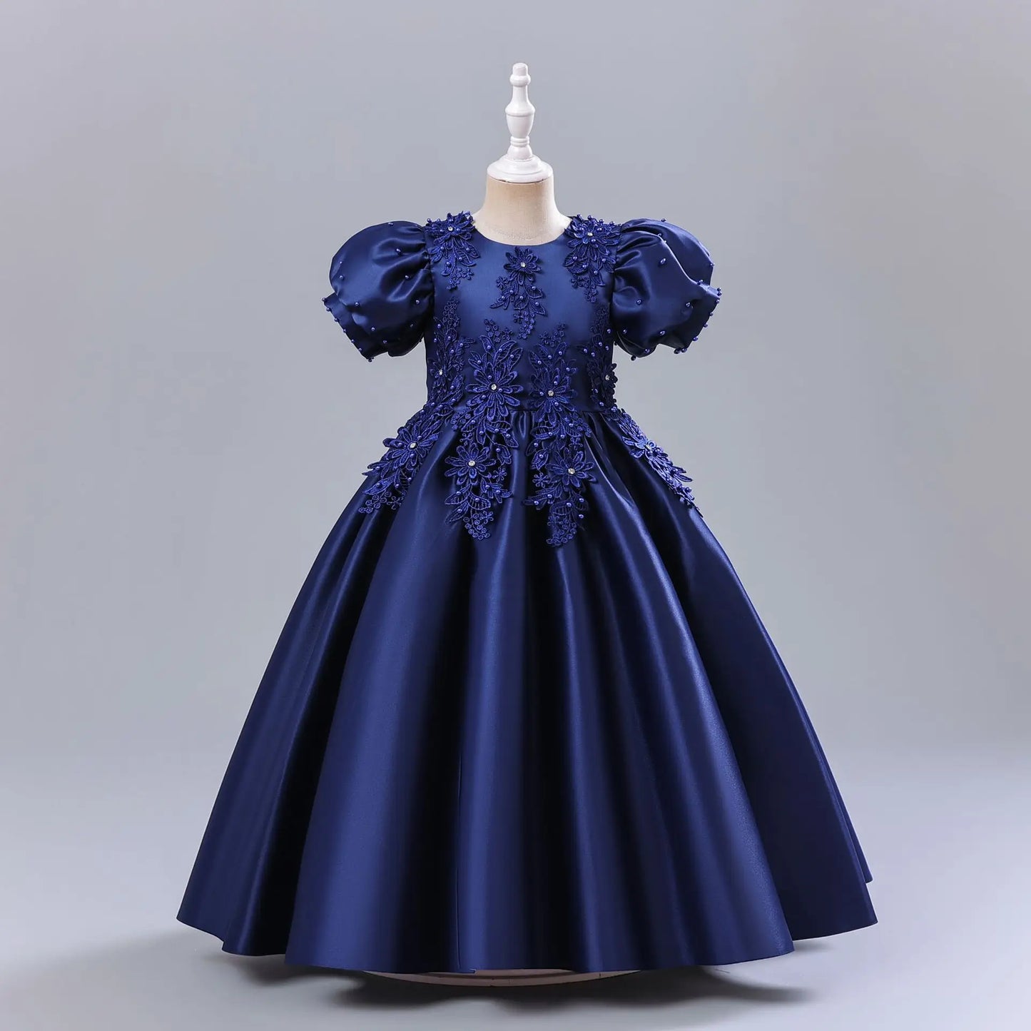 Princess Dress for Girls - Short Sleeve Party Gown for Christmas/School Events | Flower Girl Pageant Dress