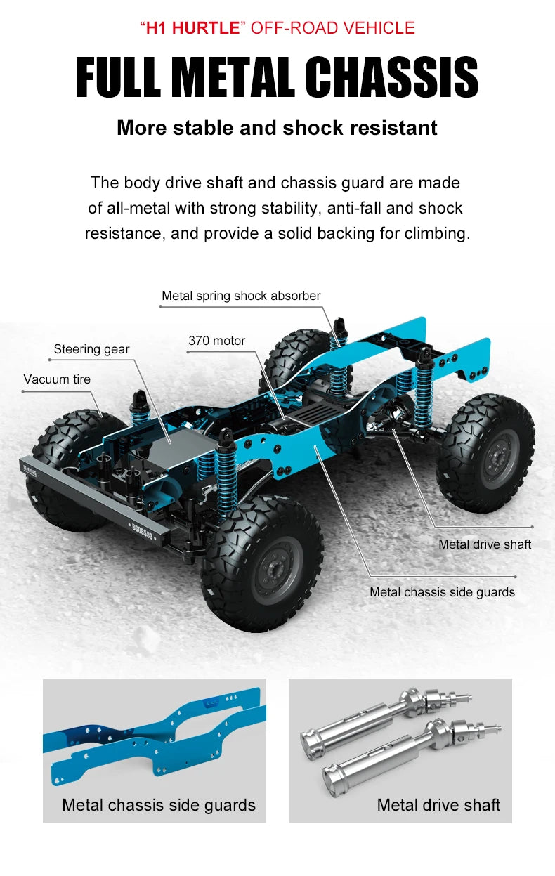 1 to 12 Scale 4WD Remote Control Off Road Climbing SUV