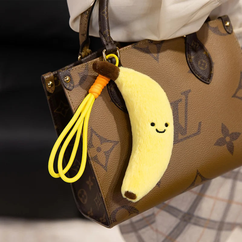 Cute Fruit and Vegetable Plush Pendant Backpack Charm