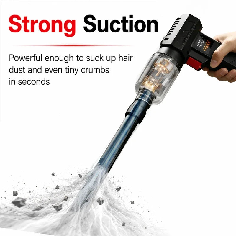Super Powerful 2800000RPM Electric Jet Blower Cordless Compressed Air Vacuum Cleaner Car Emergency Power Supply