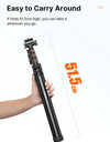 1.6m Extendable Tripod Selfstick Light Stand for Camera Smartphone Fill Light for Video Live-streaming