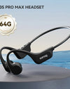 B60S Bone Conduction Earphones 64GB MP3 Wireless Open Headset IPX8 Swimming Waterproof Flash-sale Choice Headphones