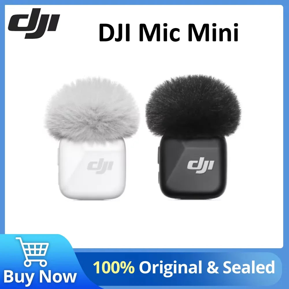 Wireless Microphone System with 48 Hour Battery Life Charging Case and Two Level Active Noise Cancelling
