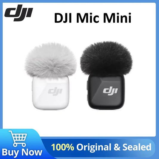Wireless Microphone System with 48 Hour Battery Life Charging Case and Two Level Active Noise Cancelling