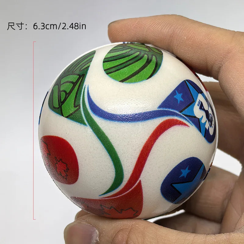 2026 Soccer PU Foam Stress Ball Slow Rising Squishy Toy