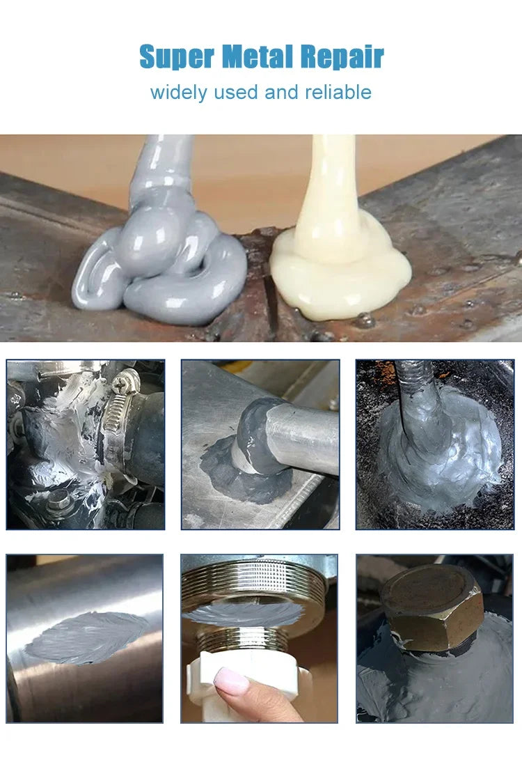 Cold Welding Metal Repair Glue – Heat-Resistant High-Strength AB Epoxy Resin Adhesive