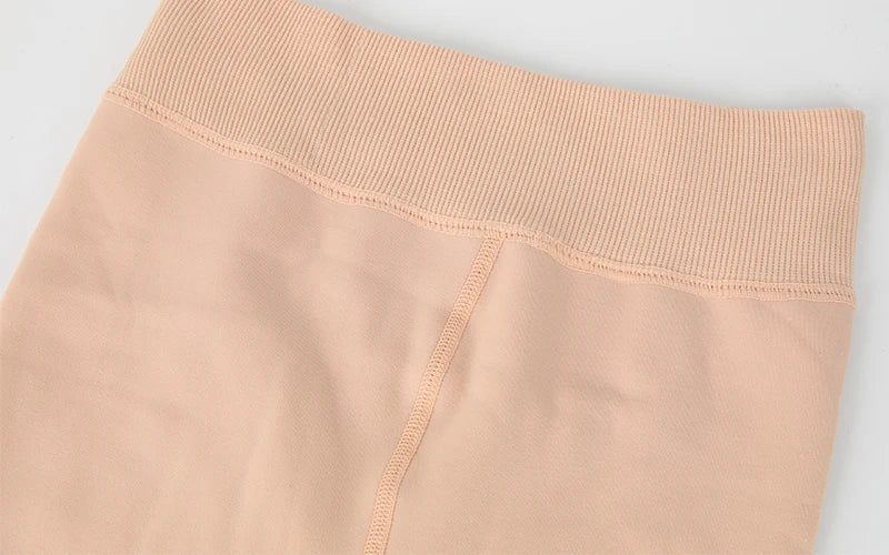 Woman Thermal Stockings Translucent Fleece Leggings Pantyhose Slim Winter Warm Thick Velvet  Streetwear Pants