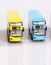 1/36 Double-decker Bus Model Car Toy Alloy Diecast Sound Light Metal Vintage London Autobus Models Toys Collection s Gifts