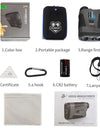 Golf Laser Rangefinder 1000M 650M Telescope with Flag-Lock Slope Pin Distance Meter for Hunting Monocular