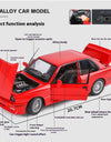1:24 M3 E30 IM Alloy Miniature Car Diecast Metal Model Collection Hobbies Birthday Present With Friend Decoration Classic Car GT