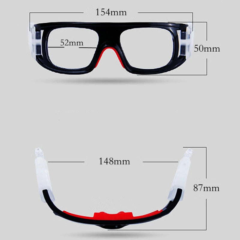 Outdoor Football Badminton Anti-impact Anti-collision Sports Basketball Optical Glasses Men And Women SP0862