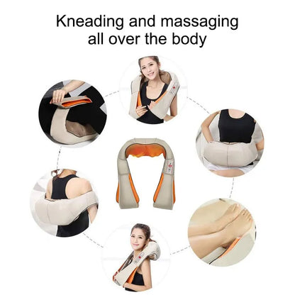 Kneading Shawl Neck Vehicle Home Massager Neck Shoulder Waist Whole Body Kneading And Kneading Massage Shawl Massage Chair