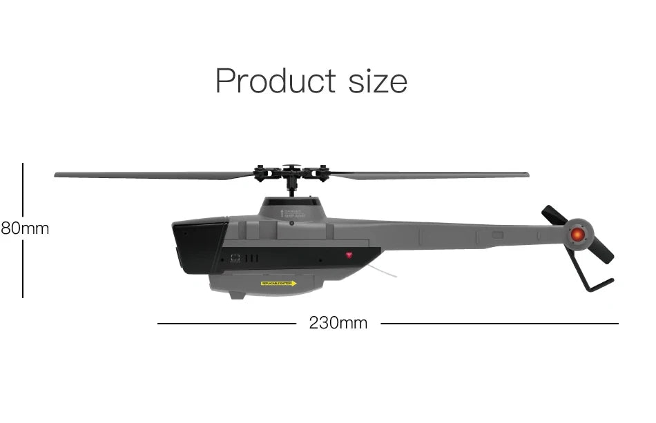 RC ERA C127AI C127 C128 2.4G 6-Axis Gyro Stabilized Flybarless Professional RC Helicopter 4ch Remote Control Aicraft for Adult