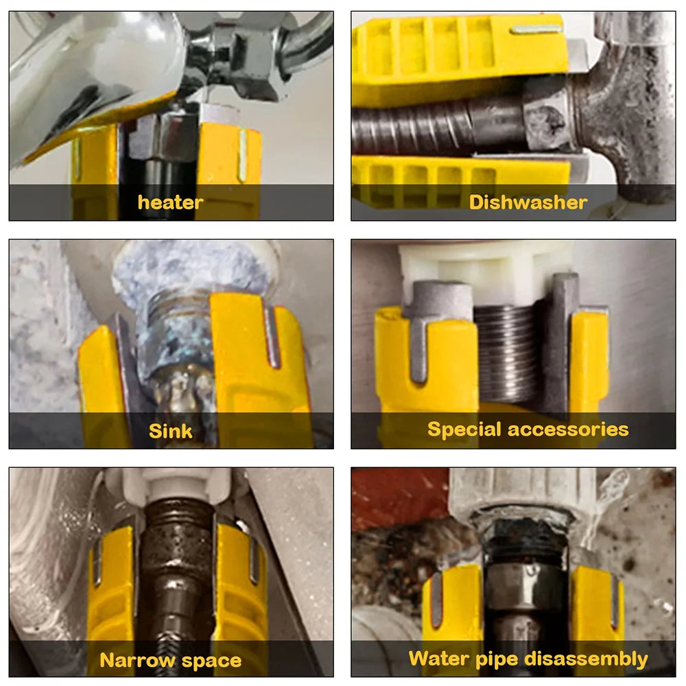 Sink Bathroom Wrench Plumbing Installation Tool Household Water Pipe Faucet Vegetable Basin Angle Valve Sink Maintenance