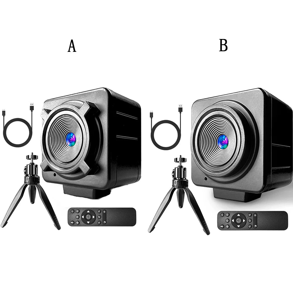 4K Webcam for PC with Autofocus Remote Control USB Camera for Live Streaming Video Calls with Tripod