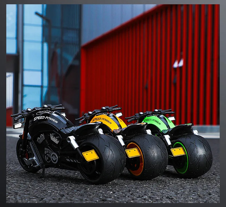 Diecast V Rod Night Rod Special Cruiser Motorcycle Model 1 to 10 Scale