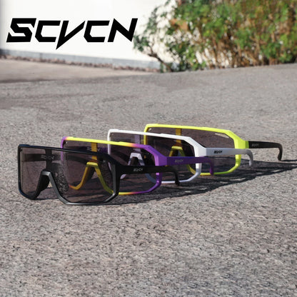 Photochromic Cycling Glasses Outdoor Bicycle Sunglasses Men MTB Cycling Sunglasses Women Road Bike Glasses UV400 Bicycle Glasses