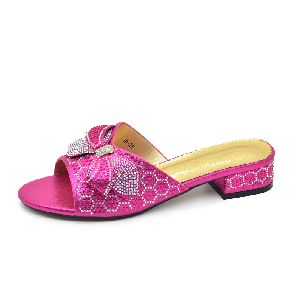 Ladies Shoes Summer Slippers Good Quality Womens Dress Sandals  Sweet Style for Royal Wedding Party Slingbacks Sandals