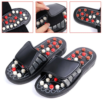 Foot Massage Slippers Acupuncture Therapy Massager Shoes For Foot Acupoint Activating Reflexology Feet Care Massageador Sandal