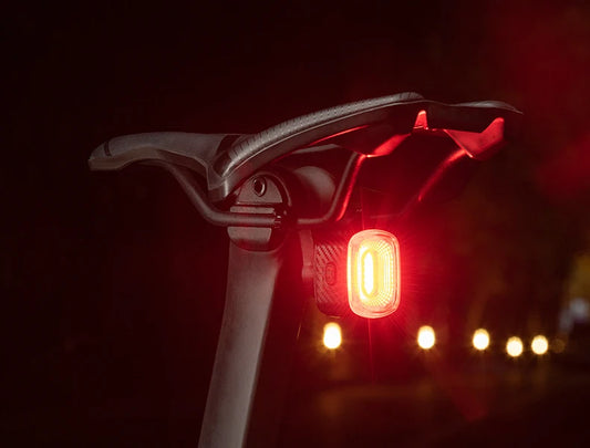 Smart Bicycle Brake Light IPx6 Taillight Type-C Bike Tail Rear Light Auto Stop LED Riding Warning Cycling Light