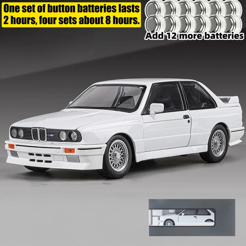 1:24 M3 E30 IM Alloy Miniature Car Diecast Metal Model Collection Hobbies Birthday Present With Friend Decoration Classic Car GT