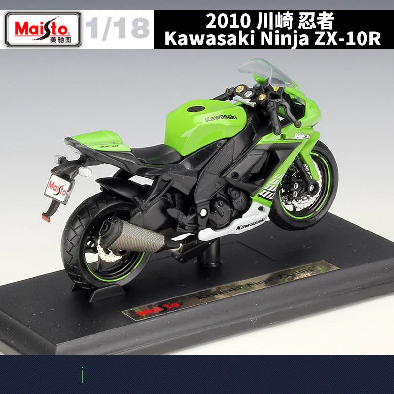 1 18 Scale Kawasaki Ninja ZX10R Diecast Motorcycle Model