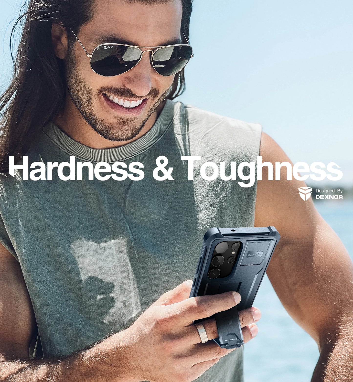 for Samsung Galaxy S23 Ultra Case Full Body Heavy Duty Military Grade Protection Built-in Screen Protector and Kickstand