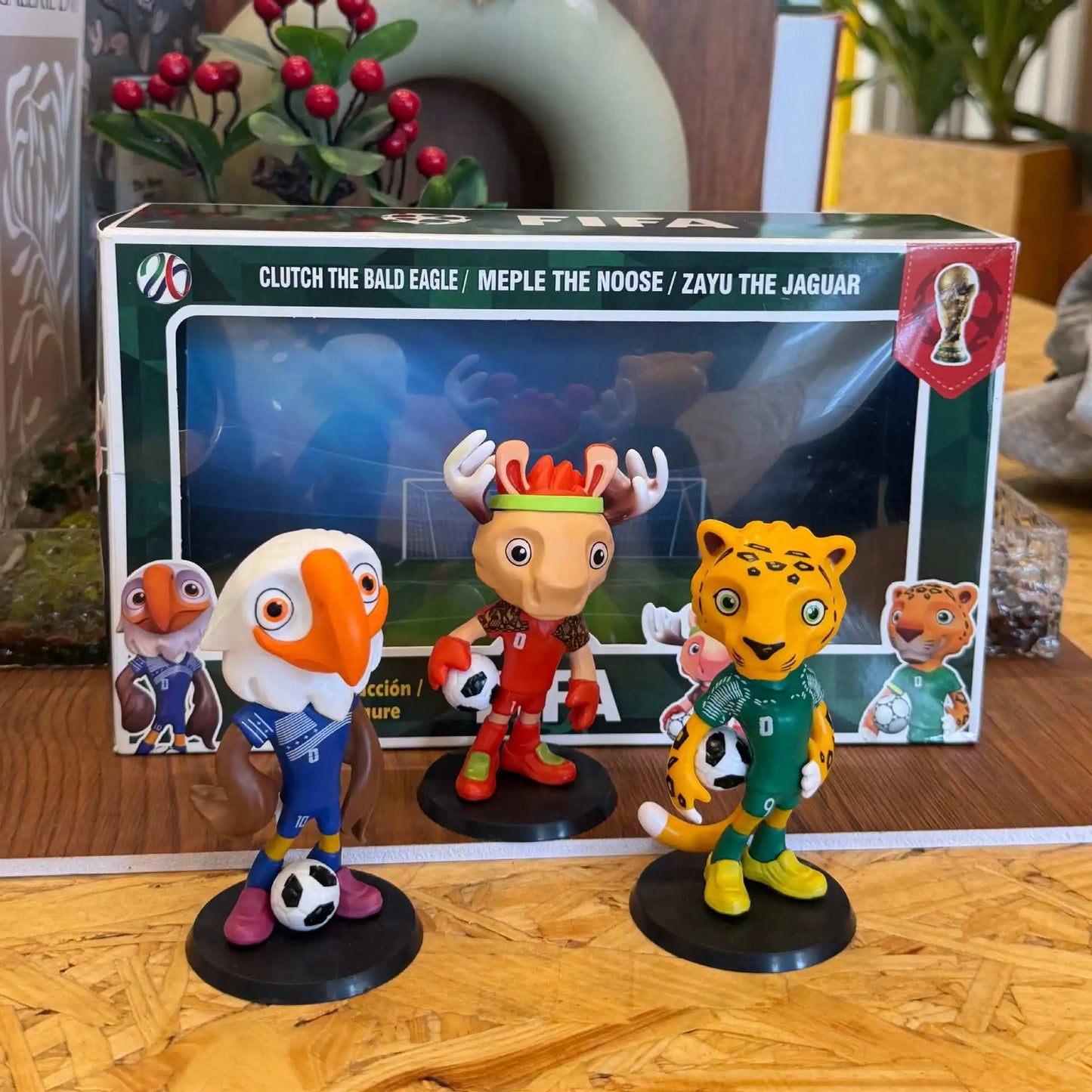 2026 Football Mascot Figure Collectible Soccer Fan Desktop Decoration