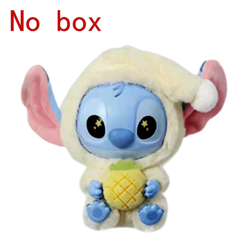 New Disney Stitch Eat Sleep Series Vinyl Pendant Cute Plush Doll Mystery Box Cosplay Accessories Holiday Gift