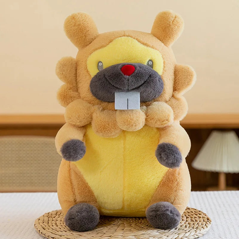 70cm Kawaii Pokemon Bidoof Plush Toy Bidoof Stuffed Doll Sleeping Pillow Cute Plushie Kids Birthday Gift for Children Wholesale
