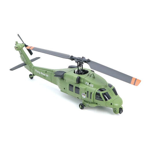 Remote Control Single Rotor Military Helicopter With Optical Flow Positioning