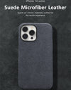 for Magsafe Case Soft Suede Fur Car Leather Phone Case for iPhone 14 Pro Max 14Pro 14 Plus Magnetic Back Cover