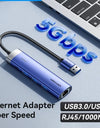 USB Ethernet Adapter 1000Mbps USB3.0 HUB RJ45 Lan for Macbook Windows Laptop PC Xiaomi Mi TV Box USB-C HUB Network Card